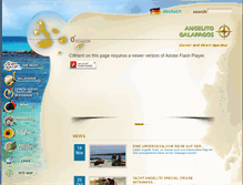 Tablet Screenshot of angelitogalapagos.com